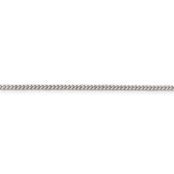 Lovely Rita's Bracelets Silver Polished 2.00-mm Solid Curb Link Chain