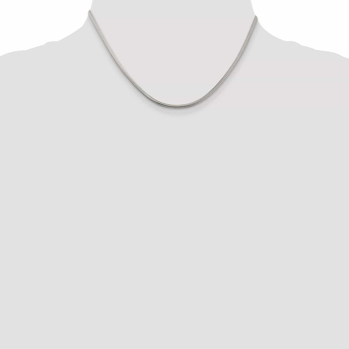 Lovely Rita's Bracelets Silver Polished 2.50-mm Round Snake Chain