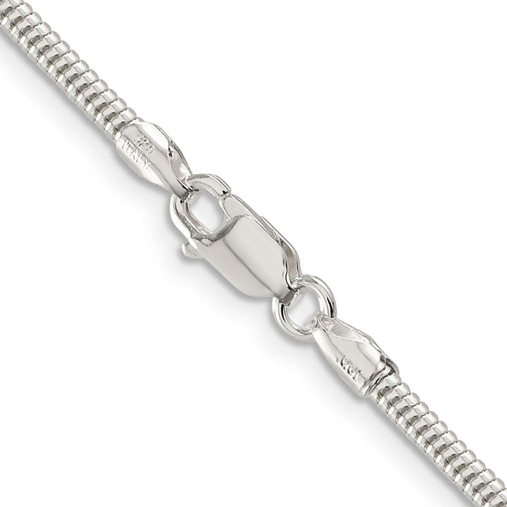 Lovely Rita's Bracelets Silver Polished 2.50-mm Round Snake Chain