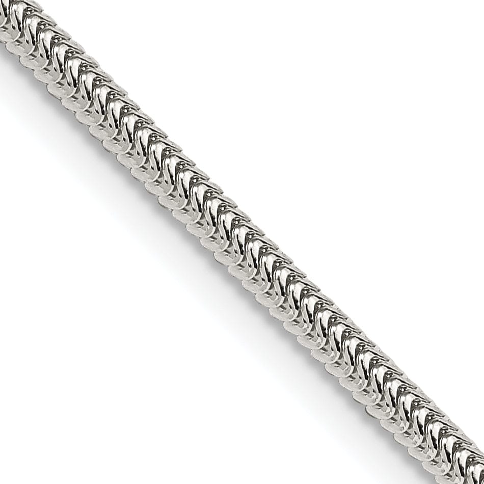 Lovely Rita's Bracelets Silver Polished 2.50-mm Round Snake Chain