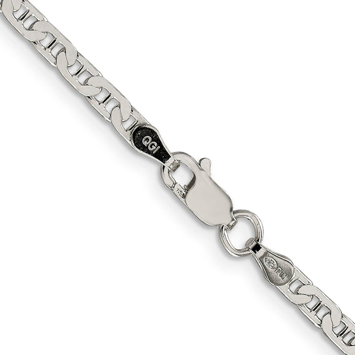 Lovely Rita's Bracelets Silver Polished 3.00-mm Flat Anchor Chain