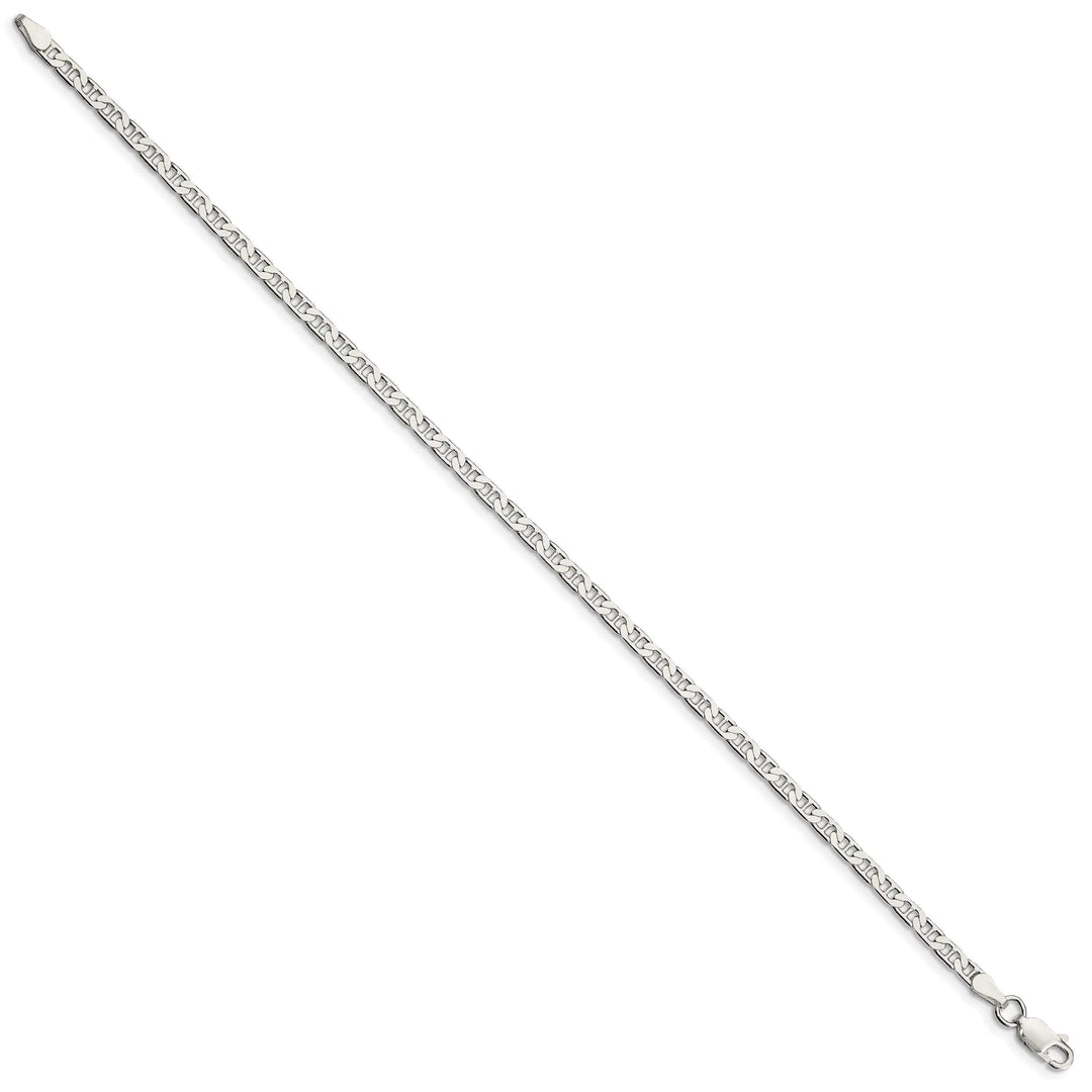 Lovely Rita's Bracelets Silver Polished 3.00-mm Flat Anchor Chain