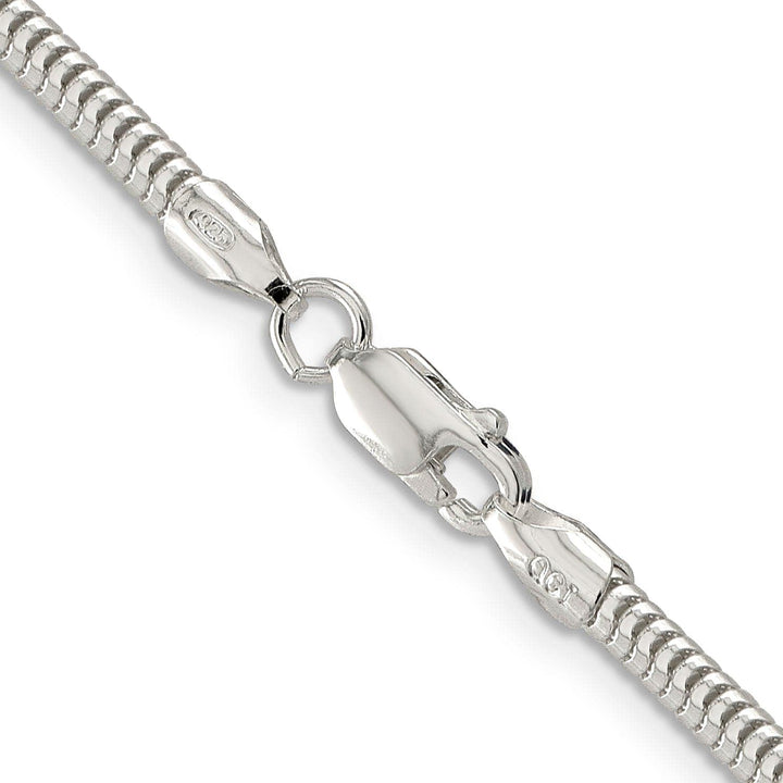 Lovely Rita's Bracelets Silver Polished 3.00-mm Round Snake Chain