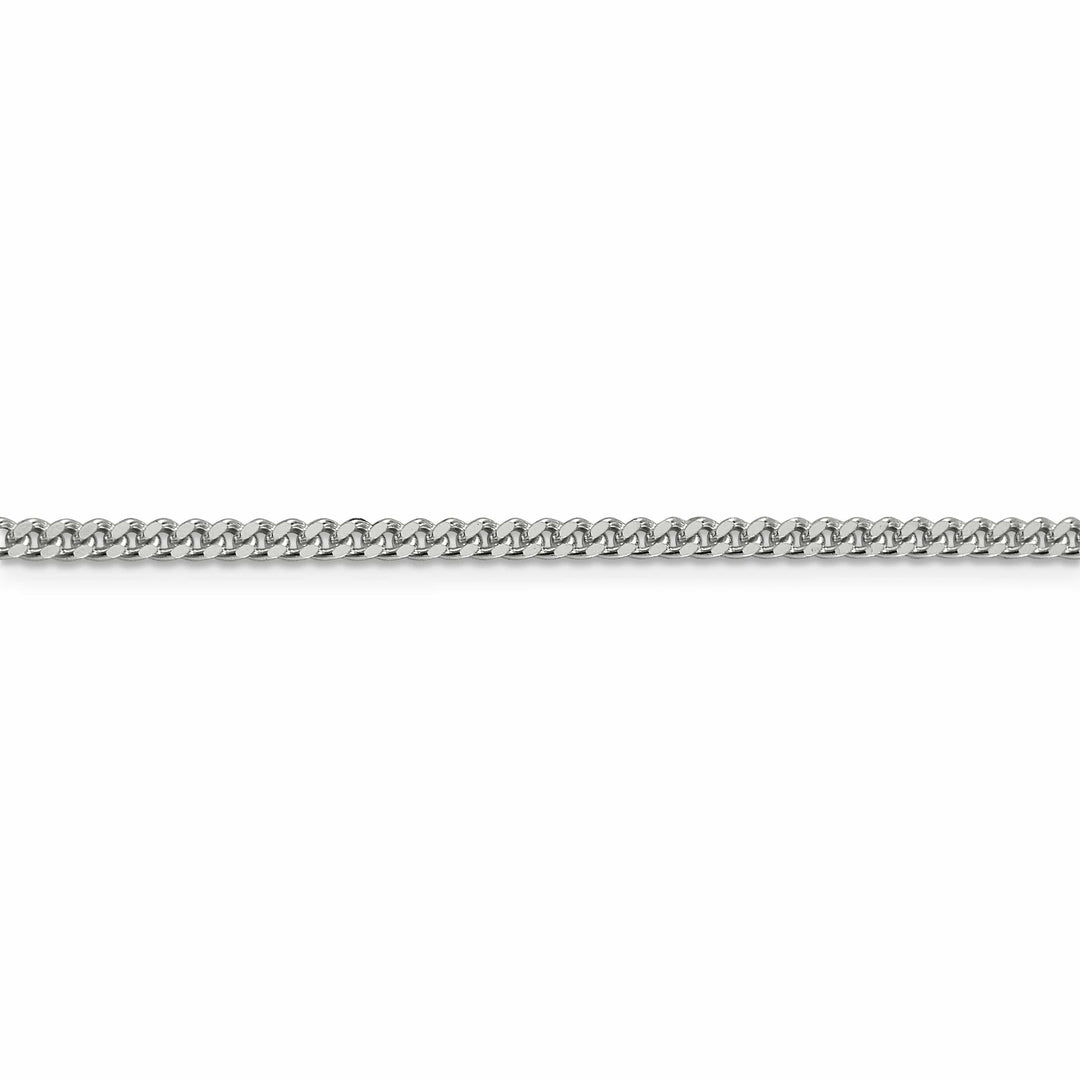 Lovely Rita's Bracelets Silver Polished 3.00-mm Solid Curb Link Chain