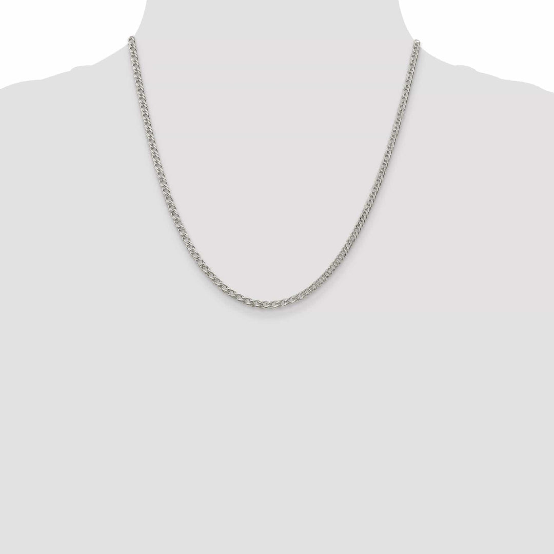 Lovely Rita's Bracelets Silver Polished 3.30-mm Solid Rambo Chain