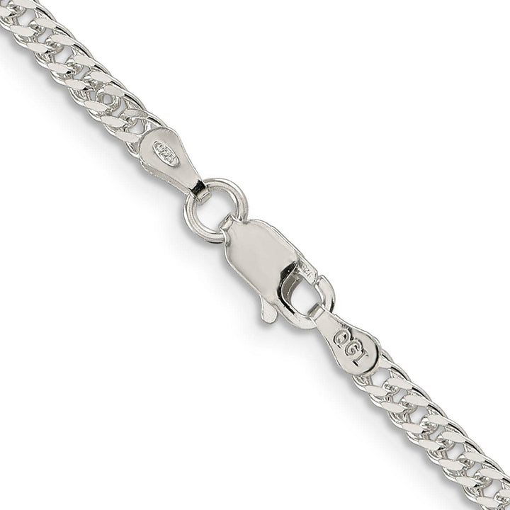 Lovely Rita's Bracelets Silver Polished 3.30-mm Solid Rambo Chain
