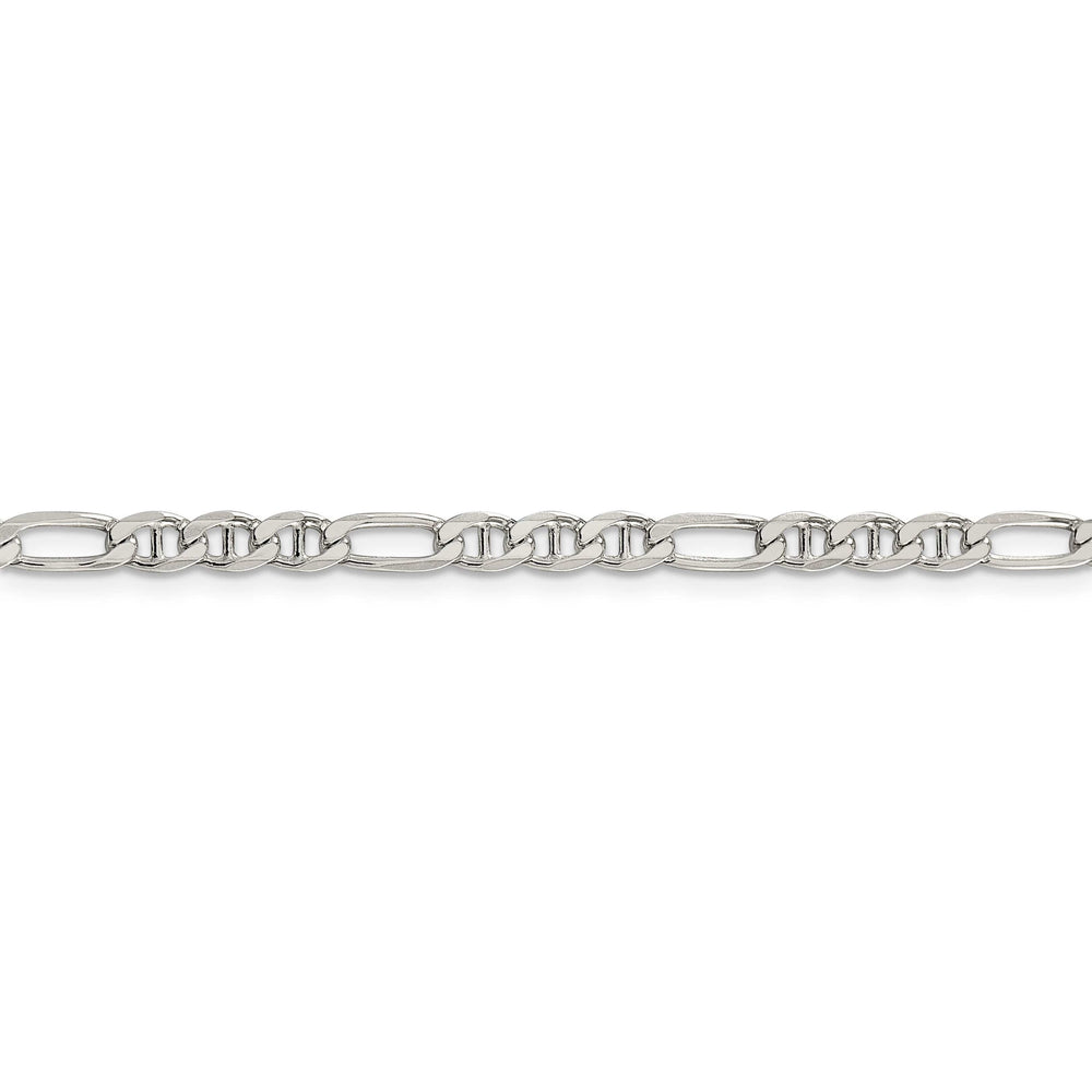 Lovely Rita's Bracelets Silver Polished 3.75-mm Figaro Anchor Chain