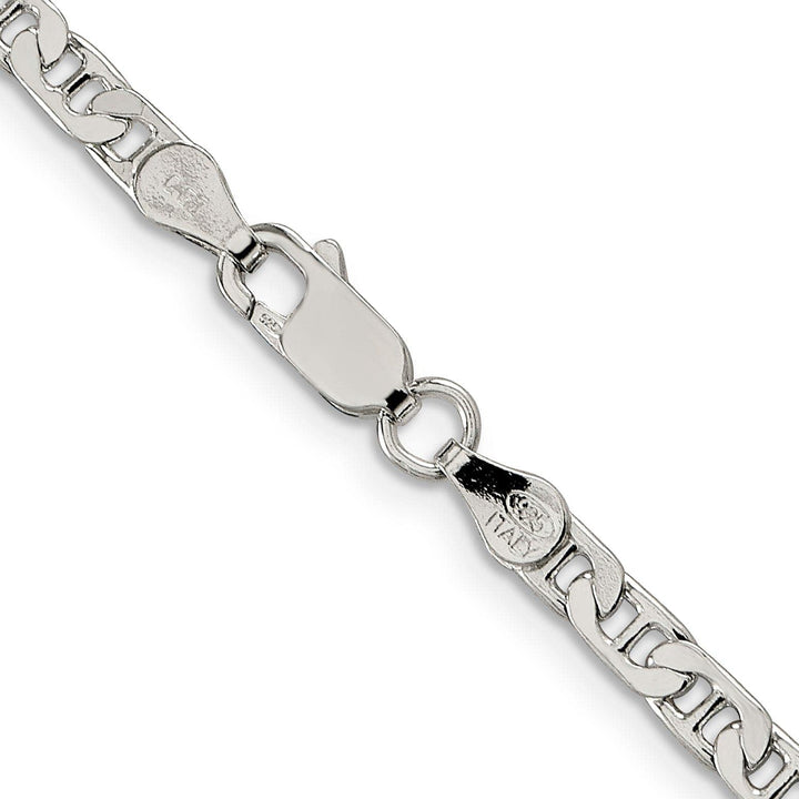 Lovely Rita's Bracelets Silver Polished 3.75-mm Flat Anchor Chain