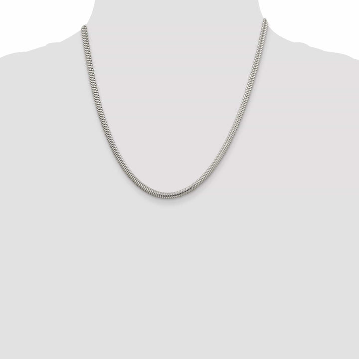 Lovely Rita's Bracelets Silver Polished 4.00-mm Round Snake Chain