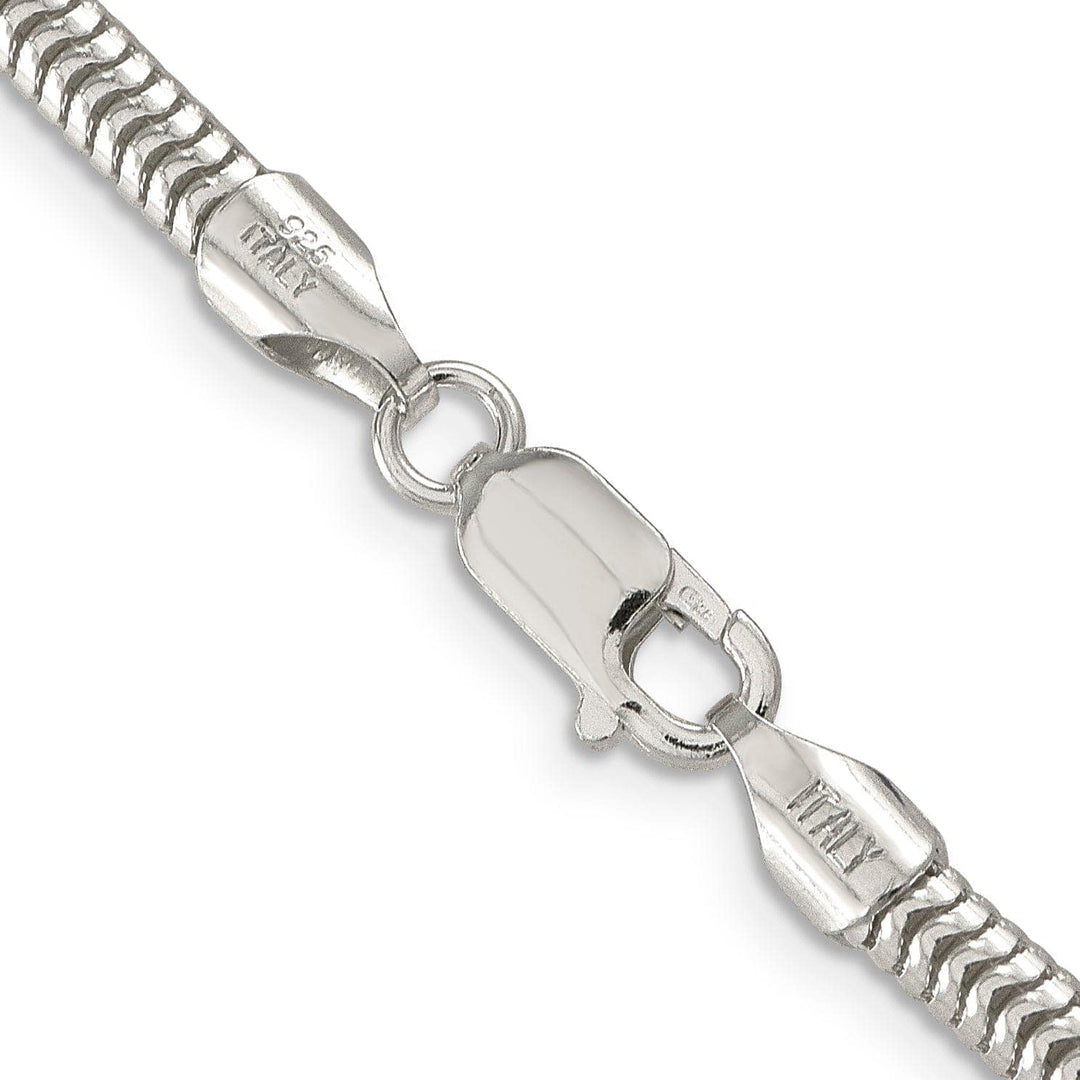Lovely Rita's Bracelets Silver Polished 4.00-mm Round Snake Chain