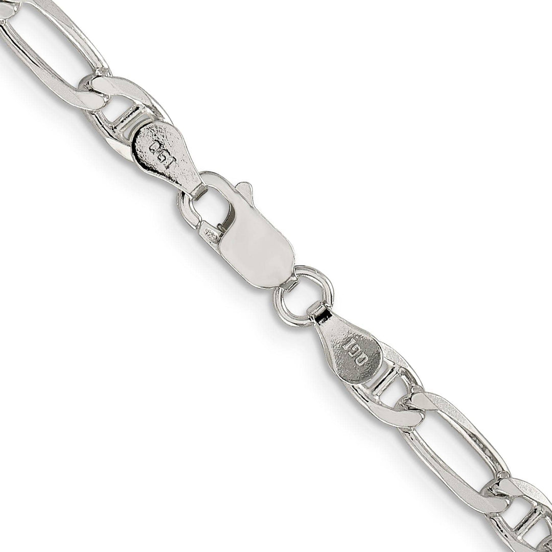 Lovely Rita's Bracelets Silver Polished 4.50-mm Figaro Anchor Chain