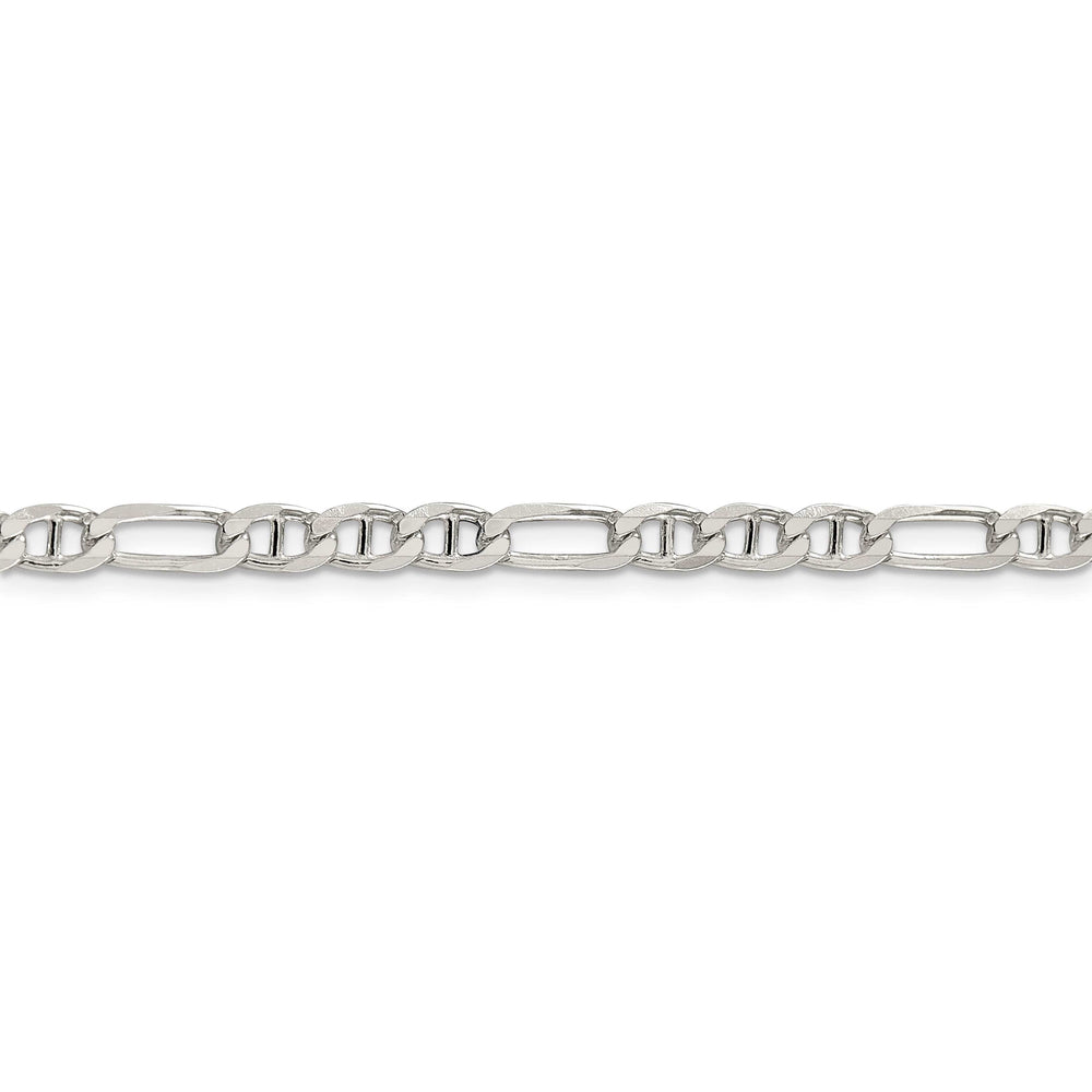 Lovely Rita's Bracelets Silver Polished 4.50-mm Figaro Anchor Chain