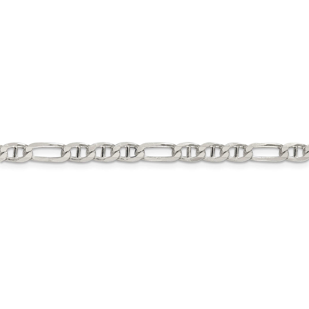 Lovely Rita's Bracelets Silver Polished 4.50-mm Figaro Anchor Chain