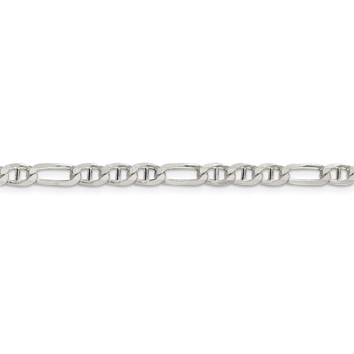 Lovely Rita's Bracelets Silver Polished 4.50-mm Figaro Anchor Chain