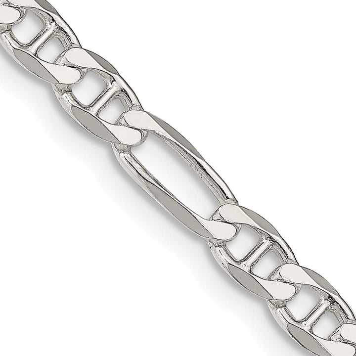Lovely Rita's Bracelets Silver Polished 4.50-mm Figaro Anchor Chain