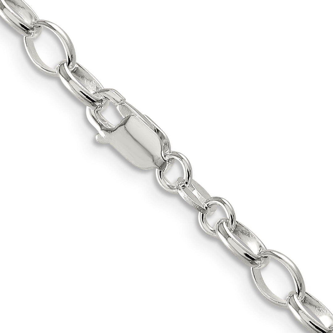 Lovely Rita's Bracelets Silver Polished 5.00- mm Fancy Rolo Chain