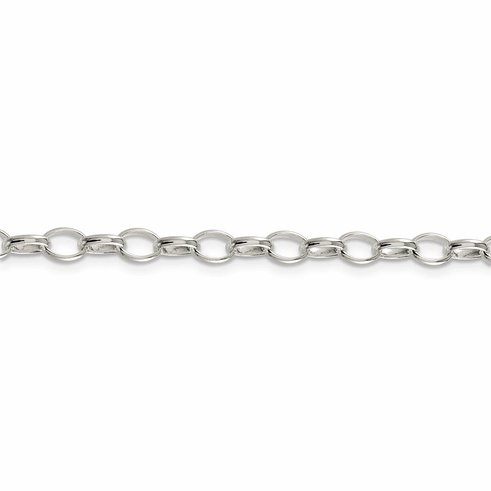 Lovely Rita's Bracelets Silver Polished 5.00- mm Fancy Rolo Chain