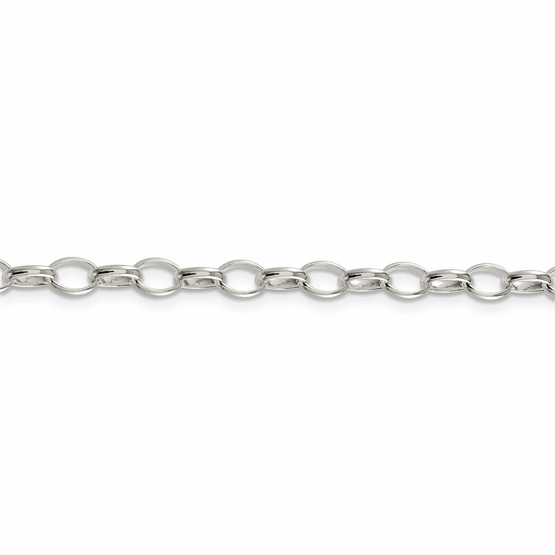 Lovely Rita's Bracelets Silver Polished 5.00- mm Fancy Rolo Chain