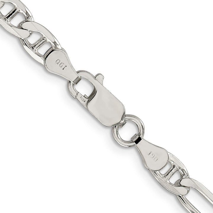 Lovely Rita's Bracelets Silver Polished 5.50-mm Figaro Anchor Chain