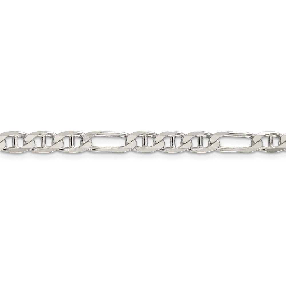 Lovely Rita's Bracelets Silver Polished 5.50-mm Figaro Anchor Chain