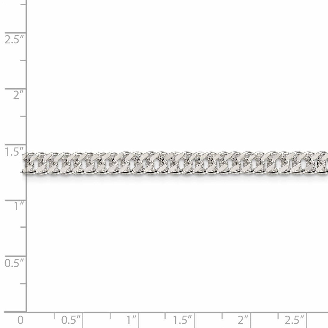 Lovely Rita's Bracelets Silver Polished 5.50-mm Solid Rambo Chain