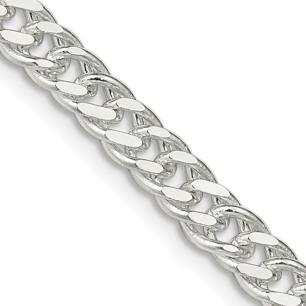 Lovely Rita's Bracelets Silver Polished 5.50-mm Solid Rambo Chain