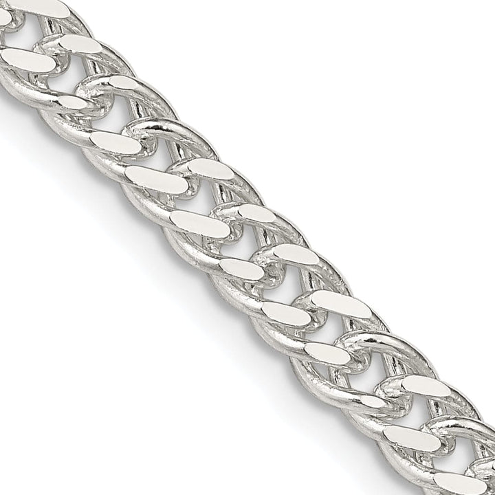 Lovely Rita's Bracelets Silver Polished 5.50-mm Solid Rambo Chain