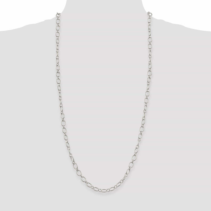 Lovely Rita's Bracelets Silver Polished 6.10-mm Fancy Rolo Chain