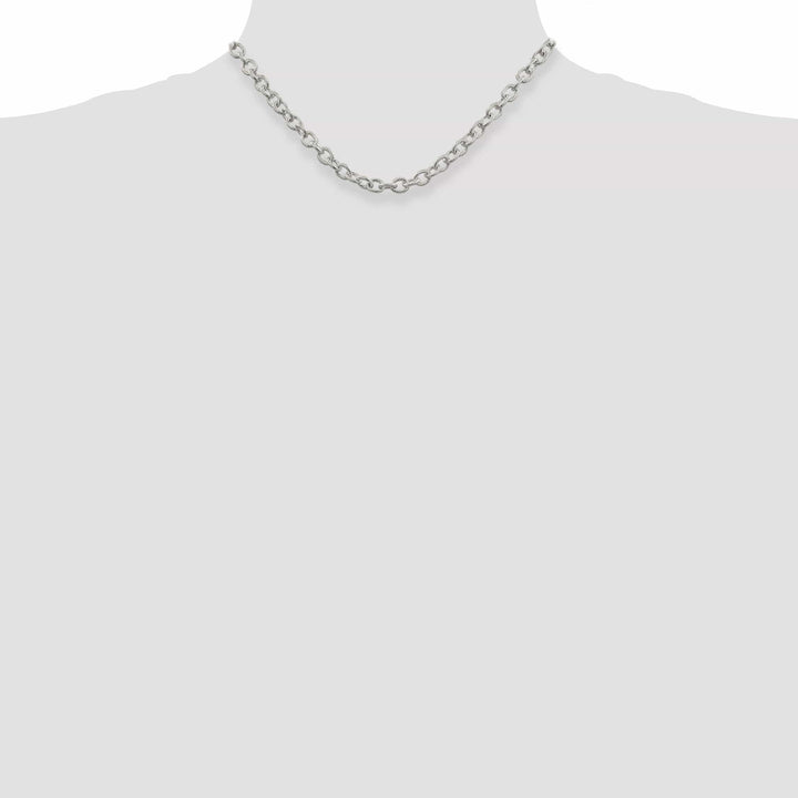 Lovely Rita's Bracelets Silver Polished 6.25-mm Fancy Rolo Chain