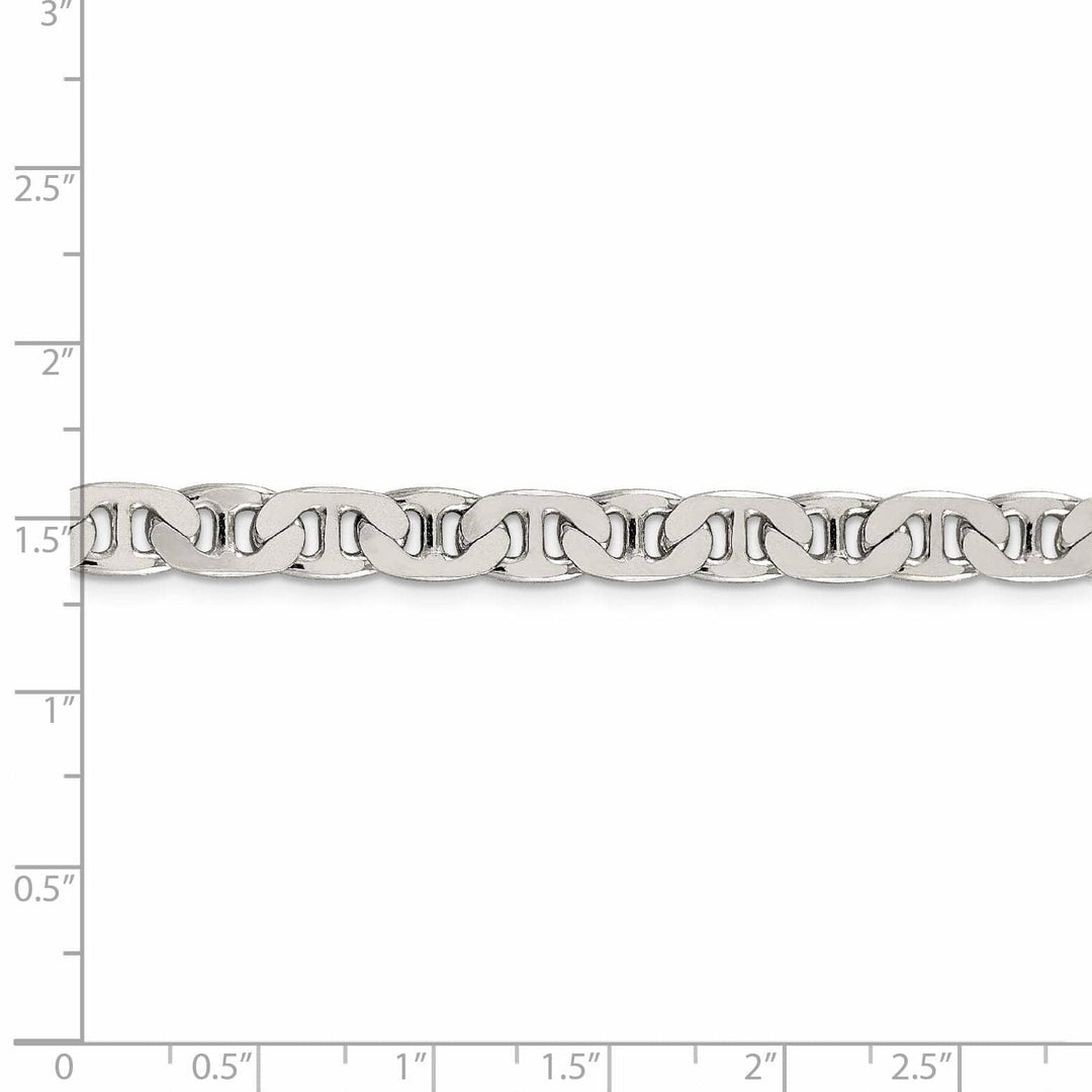 Lovely Rita's Bracelets Silver Polished 6.50-mm Anchor Chain