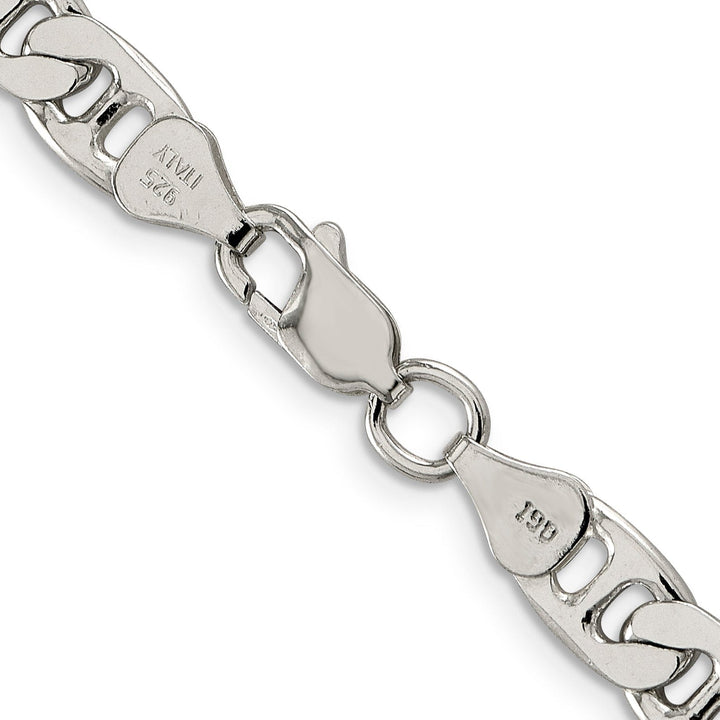 Lovely Rita's Bracelets Silver Polished 6.50-mm Anchor Chain