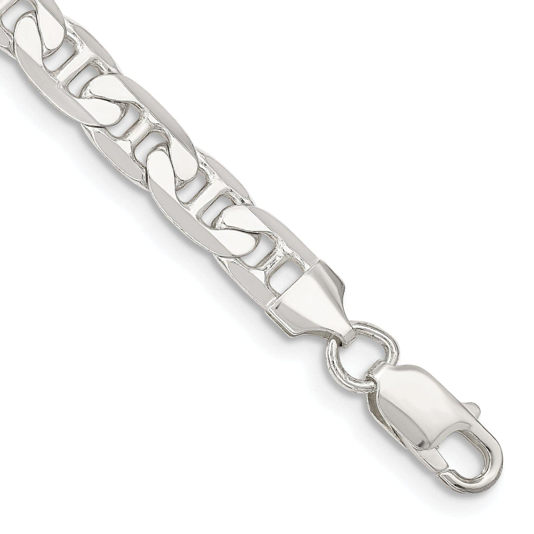 Lovely Rita's Bracelets Silver Polished 7.00-mm Anchor Chain