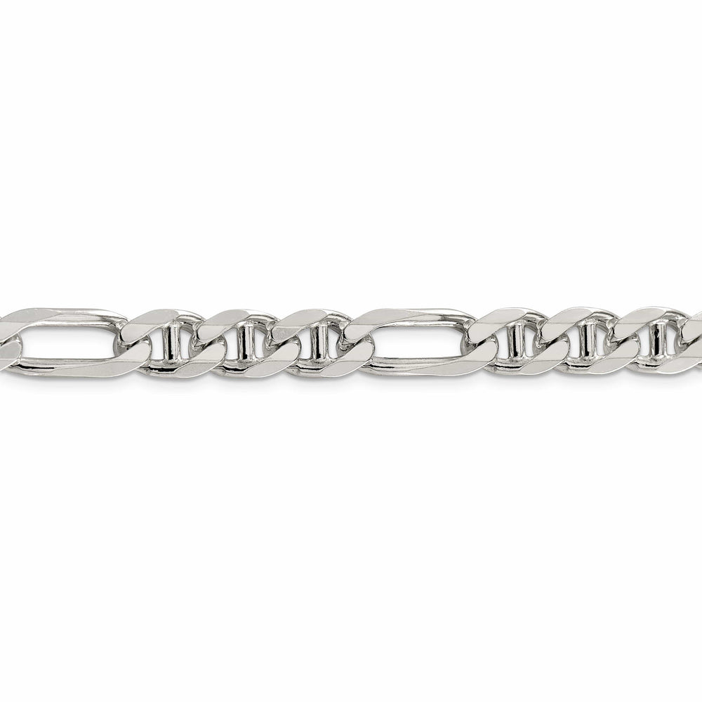 Lovely Rita's Bracelets Silver Polished 8.75-mm Figaro Anchor Chain