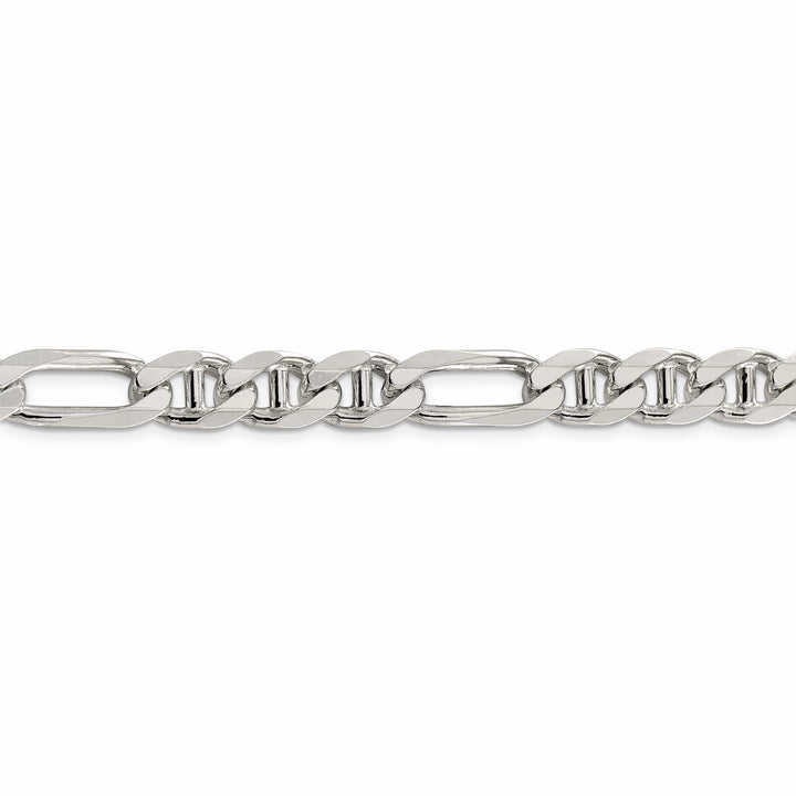 Lovely Rita's Bracelets Silver Polished 8.75-mm Figaro Anchor Chain