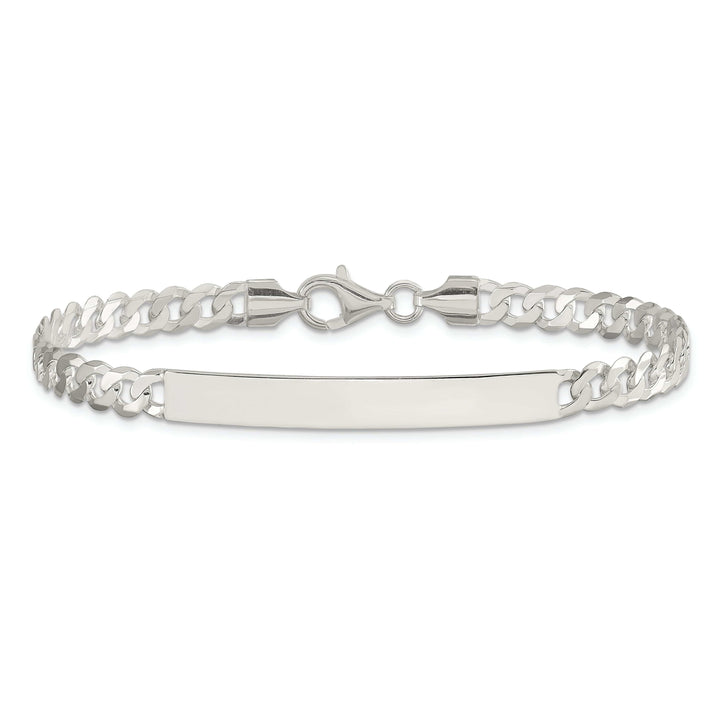 Lovely Rita's Bracelets Silver Polished Curb Link ID 7.50 inch Bracelet