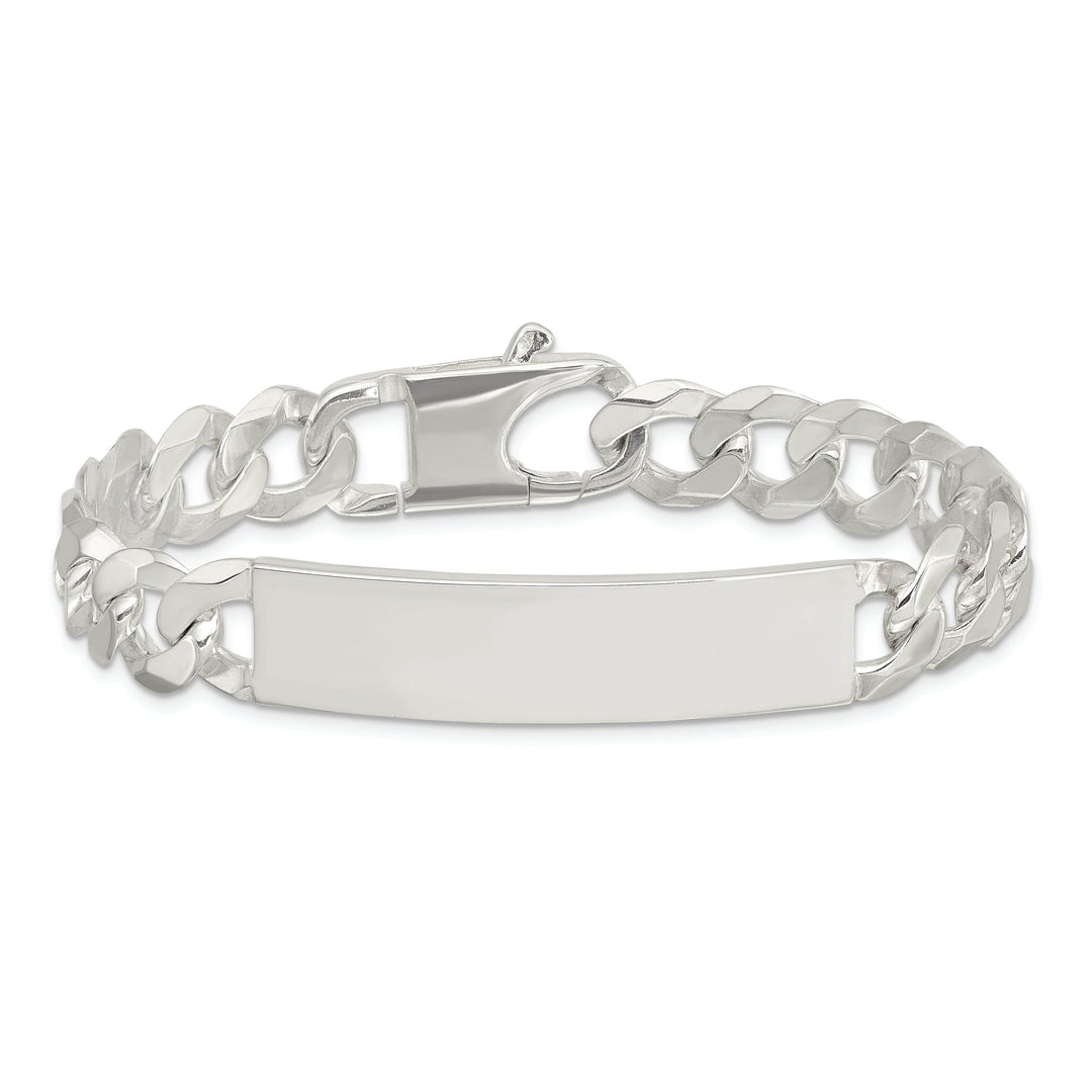 Lovely Rita's Bracelets Silver Polished Curb Link ID 7.50 inch Bracelet