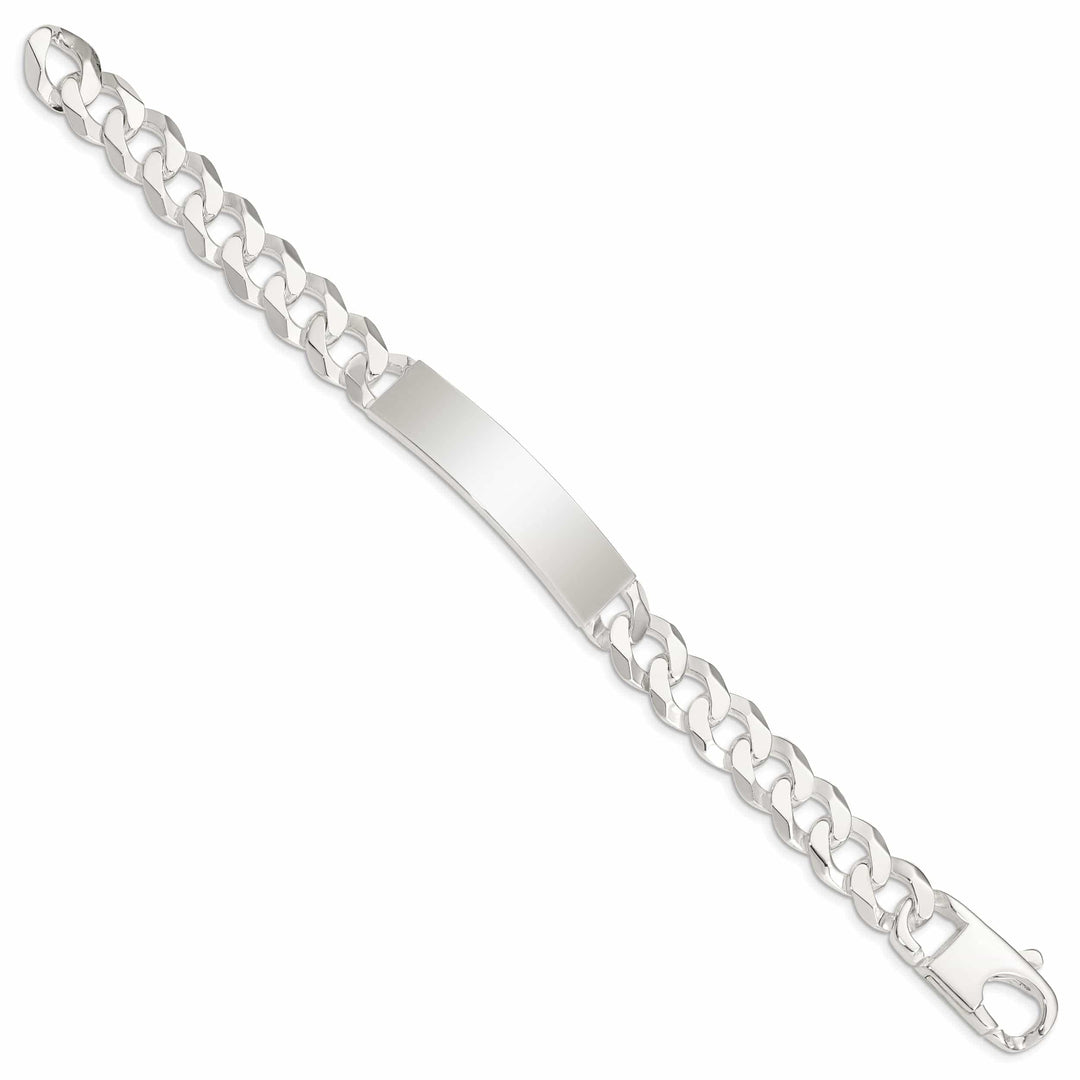 Lovely Rita's Bracelets Silver Polished Curb Link ID 7.50 inch Bracelet