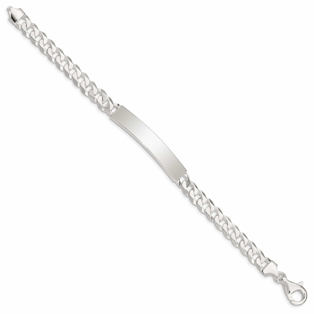 Lovely Rita's Bracelets Silver Polished Curb Link ID 8.50 inch Bracelet