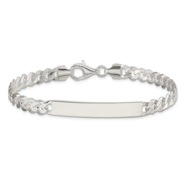 Lovely Rita's Bracelets Silver Polished Curb Link ID 8.50 inch Bracelet