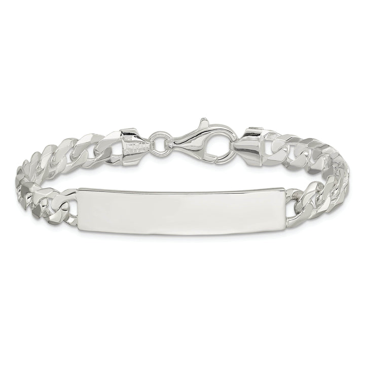 Lovely Rita's Bracelets Silver Polished Curb Link ID 8.50 inch Bracelet