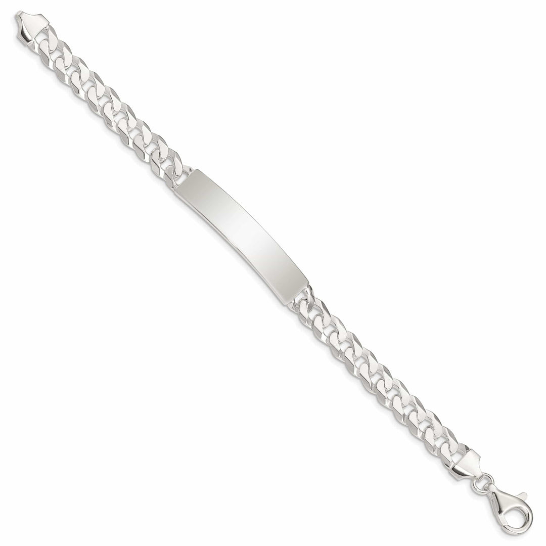 Lovely Rita's Bracelets Silver Polished Curb Link ID 8.50 inch Bracelet