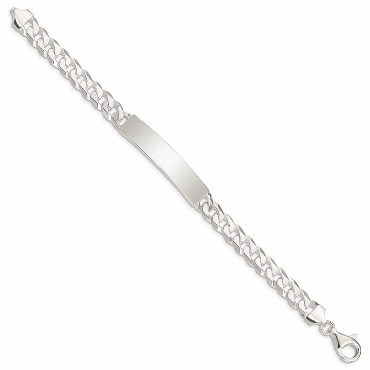 Lovely Rita's Bracelets Silver Polished Curb Link ID 8.50 inch Bracelet