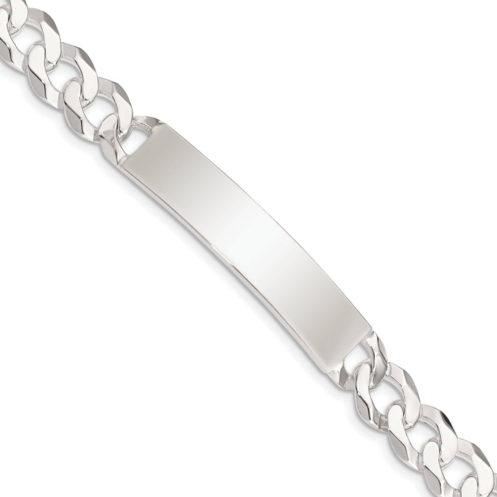 Lovely Rita's Bracelets Silver Polished Curb Link ID 8.50 inch Bracelet
