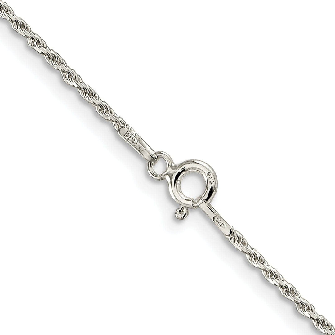 Lovely Rita's Bracelets Silver Polished D.C 1.50-mm Solid Rope Chain