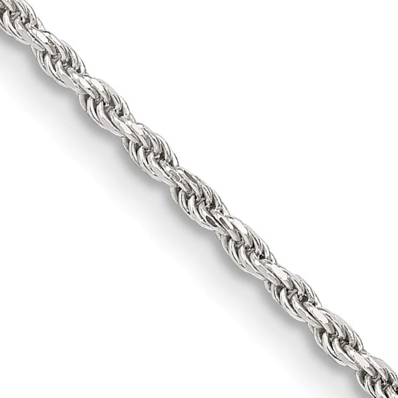 Lovely Rita's Bracelets Silver Polished D.C 1.70-mm Solid Rope Chain