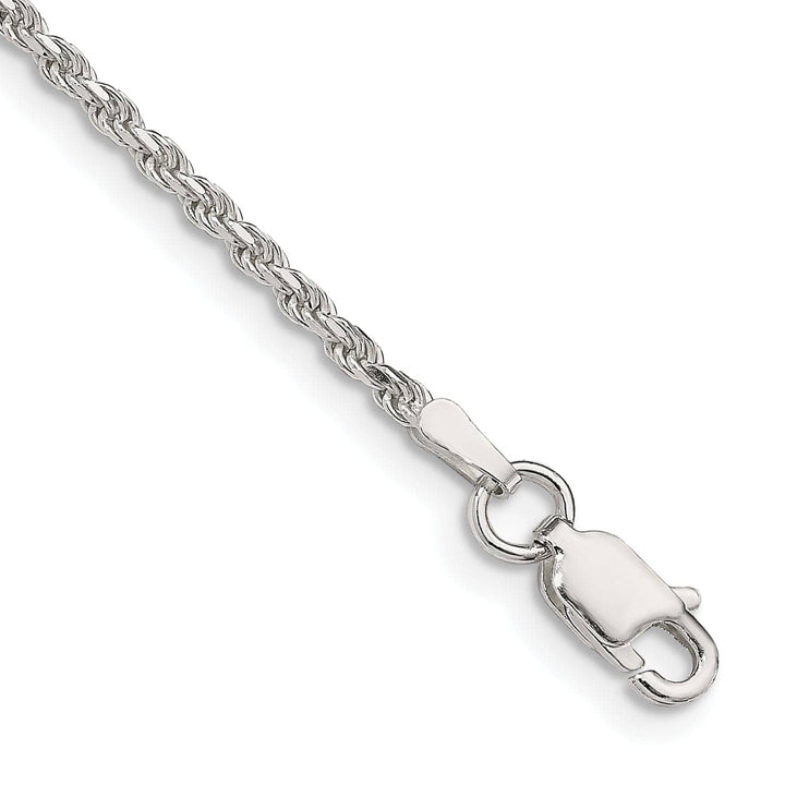 Lovely Rita's Bracelets Silver Polished D.C 1.75-mm Solid Rope Chain