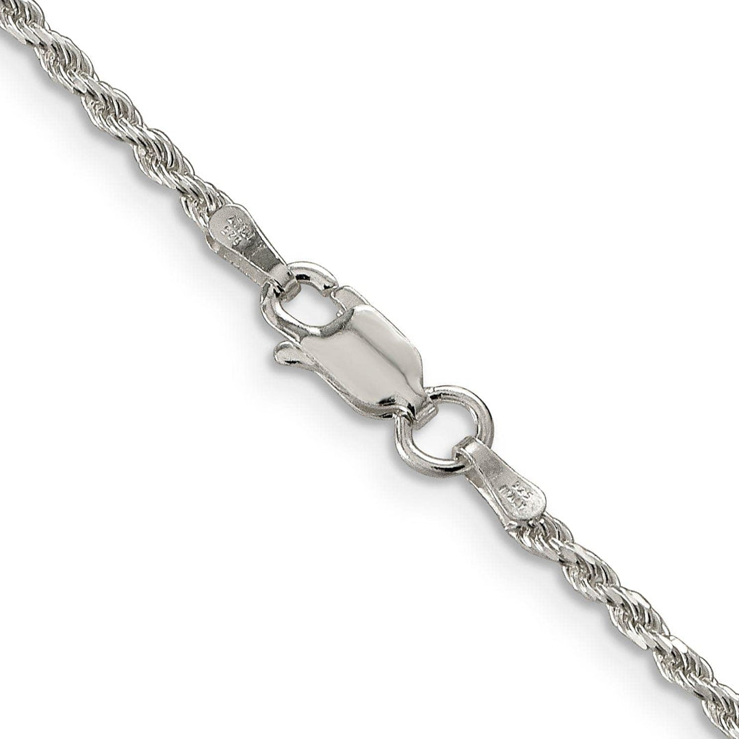 Lovely Rita's Bracelets Silver Polished D.C 1.75-mm Solid Rope Chain