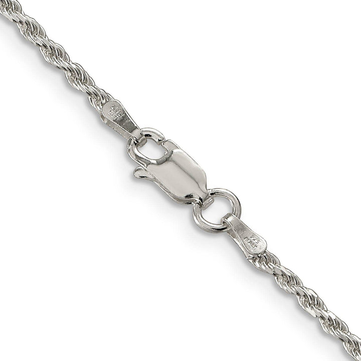 Lovely Rita's Bracelets Silver Polished D.C 1.75-mm Solid Rope Chain