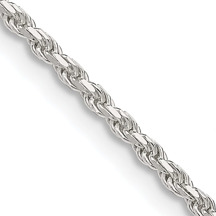 Lovely Rita's Bracelets Silver Polished D.C 1.75-mm Solid Rope Chain