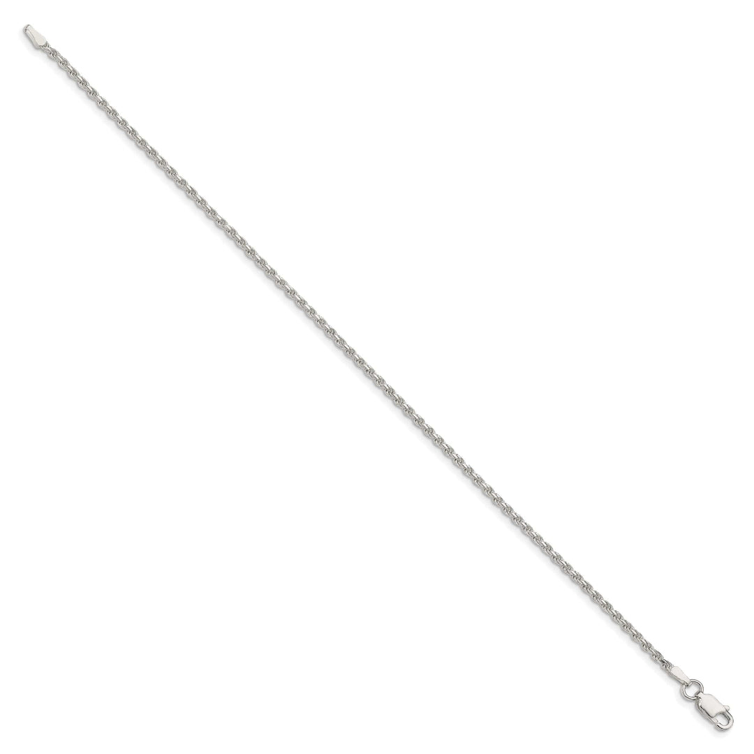 Lovely Rita's Bracelets Silver Polished D.C 1.75-mm Solid Rope Chain